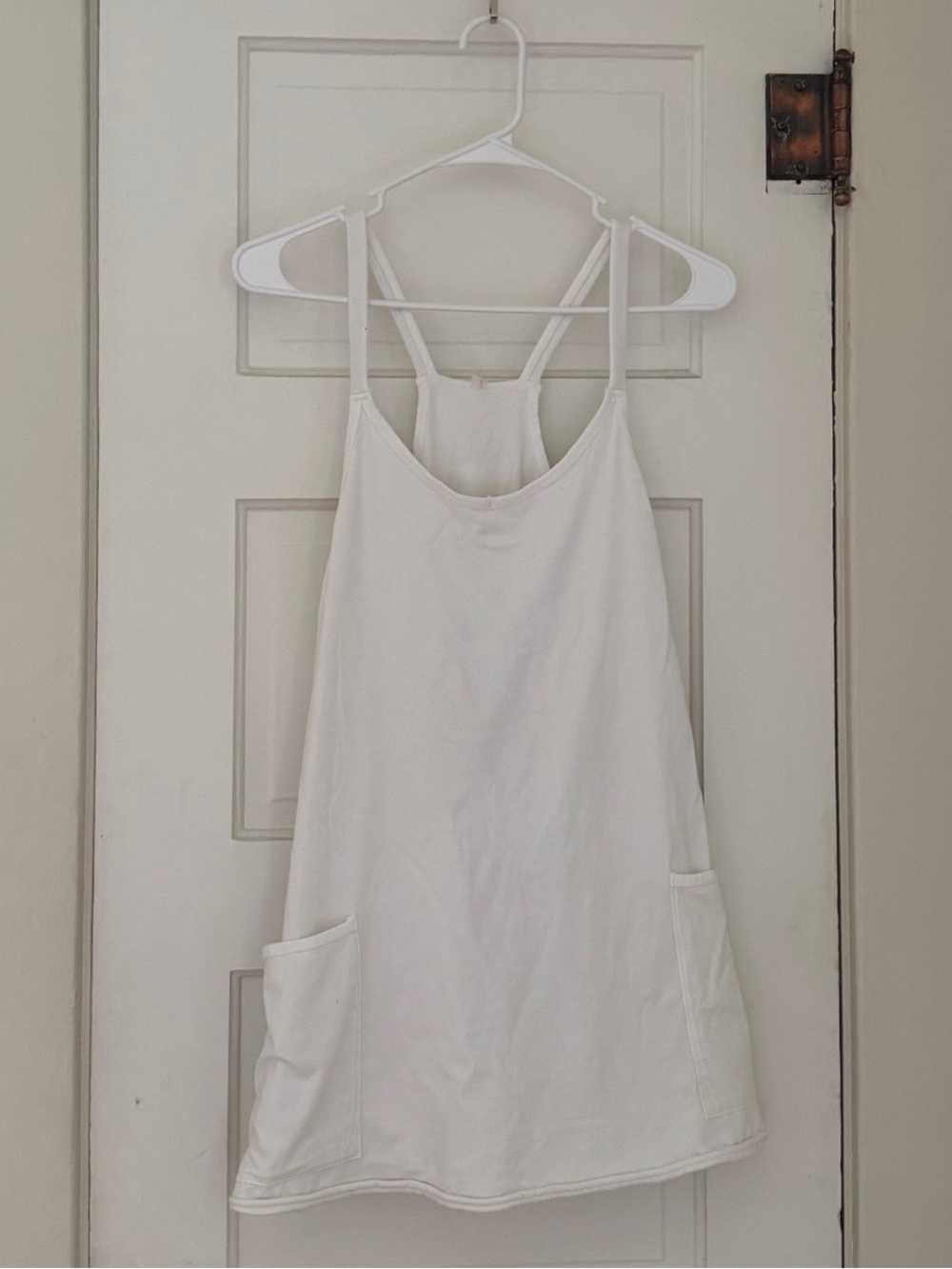 Free People Cream Slip Dress with Pockets